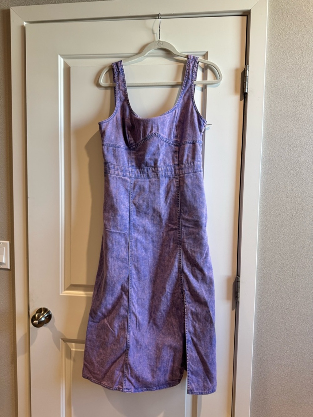 Future Collective x Gabriella Karefa Johnson Purple Tie-Dye Corset Dress